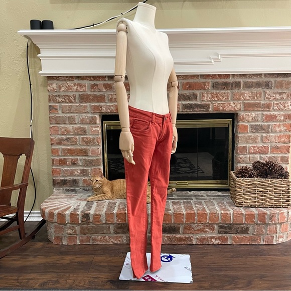 Romeo & Juliet Couture orange bootcut jeans / 26 / Excellent condition - Picture 8 of 14